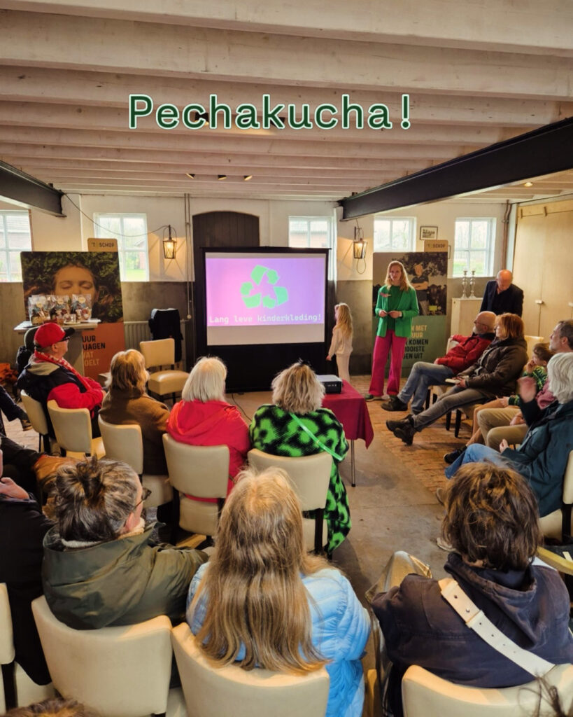 Milieucafé - Pechakucha van Kledingmaatjes